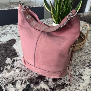Rebecca Minkoff Pink Leather Hobo Bag